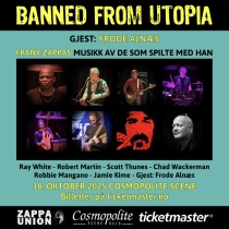 23. Oktober 2026
ZappaUnion
Cosmopolite, Oslo